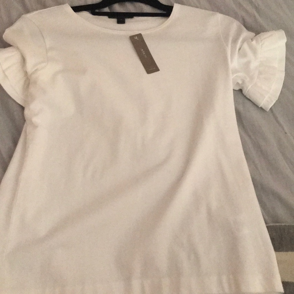 jcrew white top